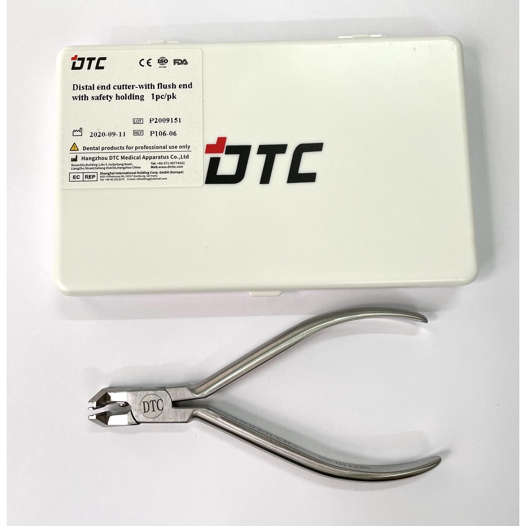 Kềm cắt xa kèm tuôn_DTC (Distal end cutters with safety holding and flush end standard handles)_Dùng trong nha khoa_ Chỉnh nha_Niềng răng [Ảnh thật][Chính hãng]