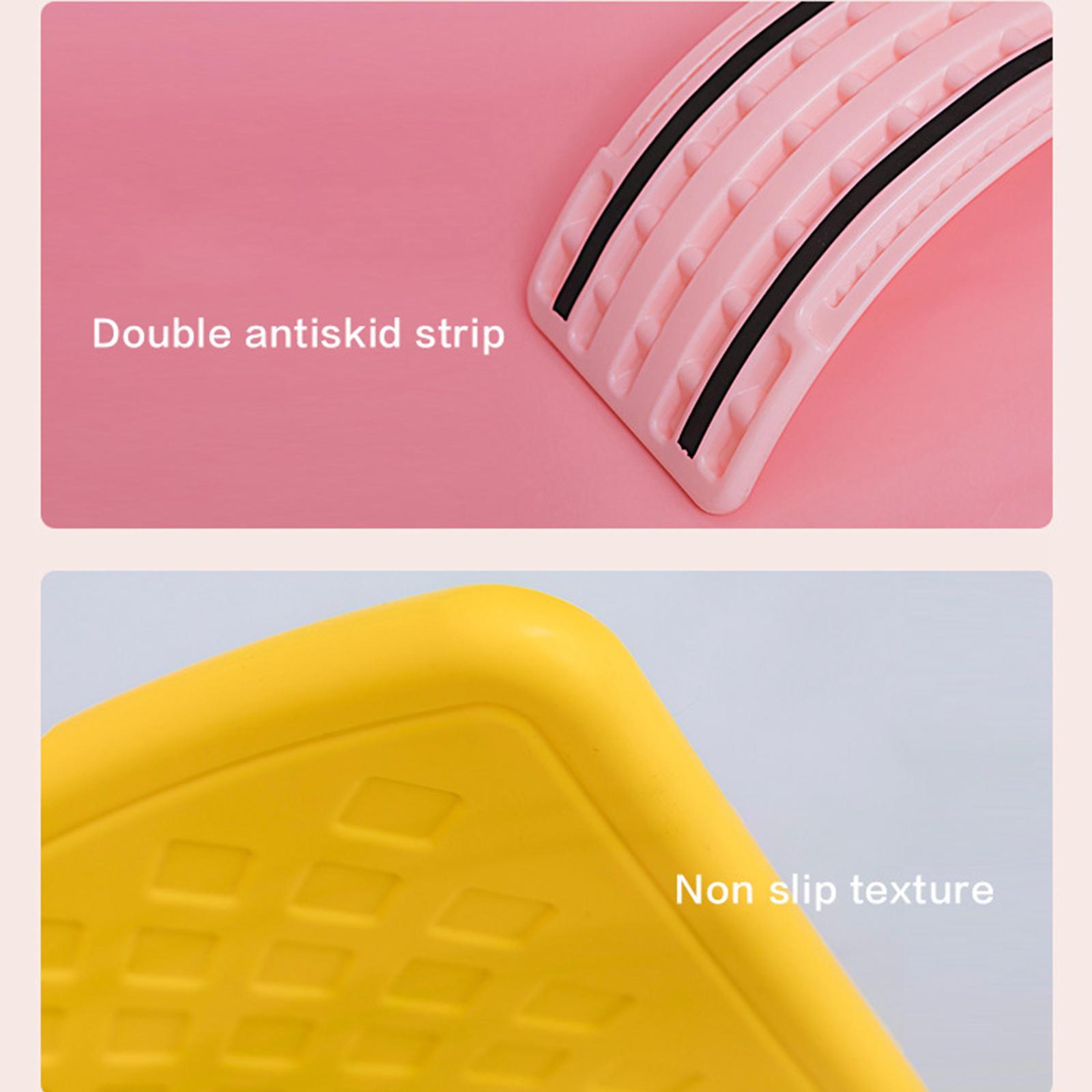 2Pcs Multifunctional Wobble Board Nonslip Open Ended Toy Balancing Toys Board Kids Balance Board for Stability Children Toddlers Workout