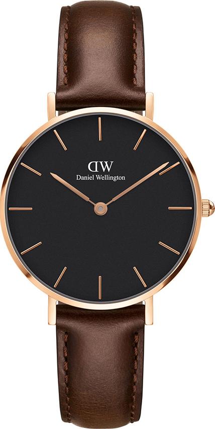 Đồng Hồ Thời Trang Nam Nữ Dây Da Daniel Wellington DW00100165 (32mm) - Đen