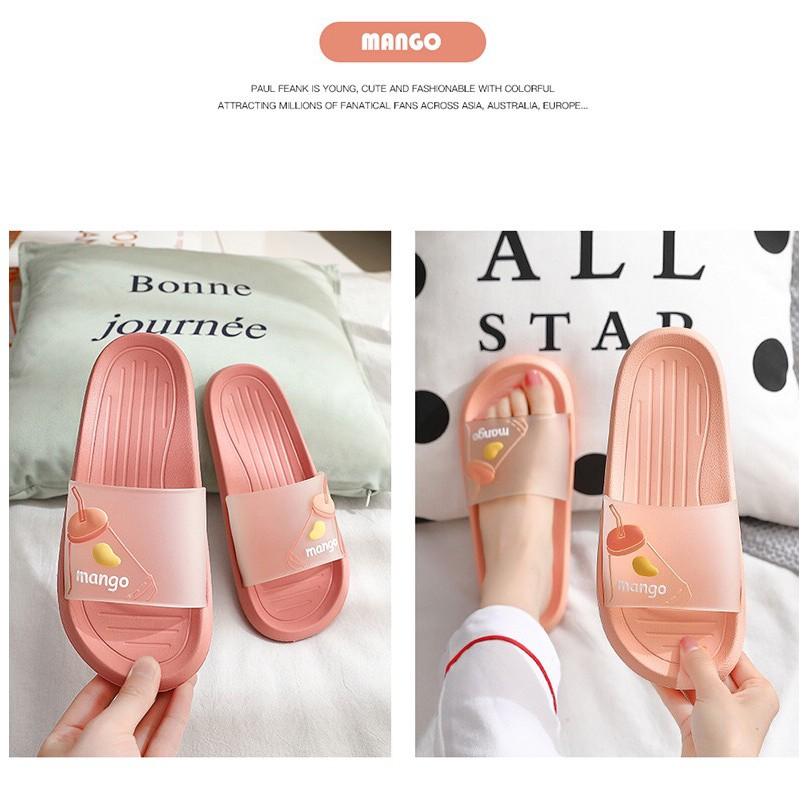 Dép đôi nam nữ đi trong nhà, đi văn phòng, dạo phố, đi biển ulzang mango siêu xinh - PKT fashion