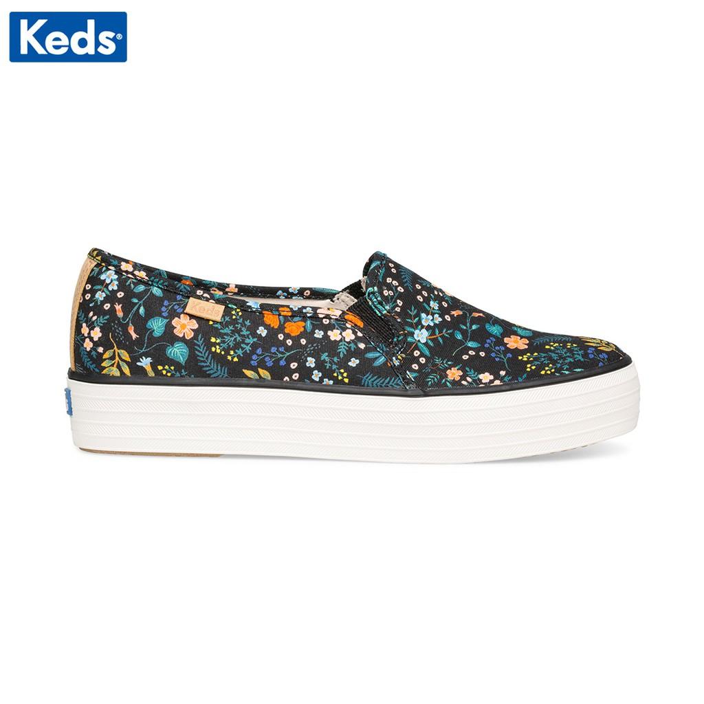 Giày Thể Thao Nữ, KEDS Triple Decker Rpc Wld Blk Black KD060998