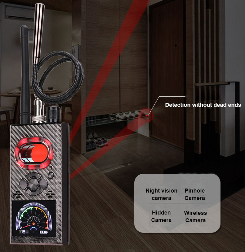 Máy Dò Phát Hiện Theo Dõi Camera, GPS, Định Vị Detector K99 - Hàng Nhập Khẩu