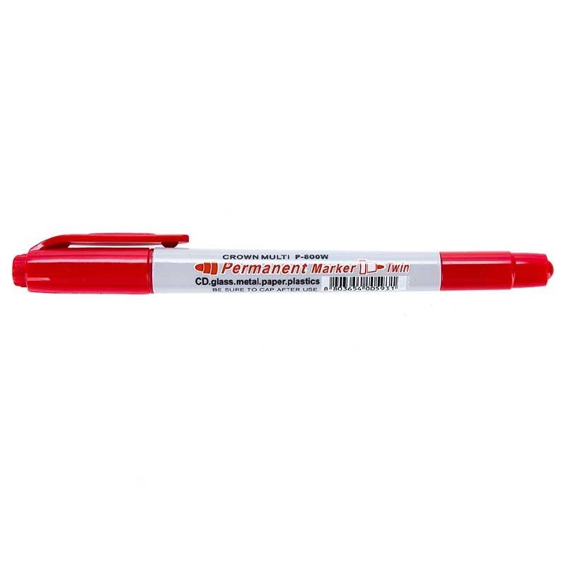 Bút Lông Dầu Crown P - 800W (Mực Đỏ)