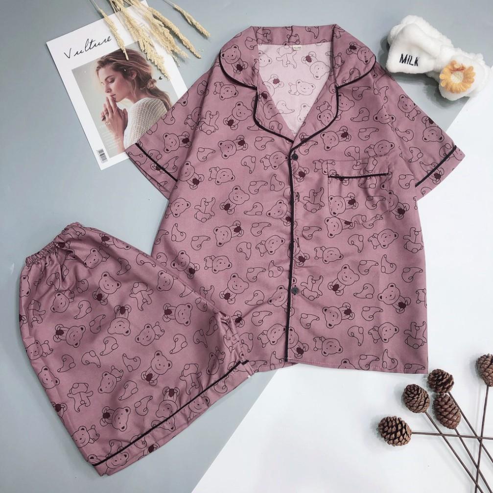 đồ ngủ pyjama-Bộ Ngủ Pijama bảng màu mới nhất