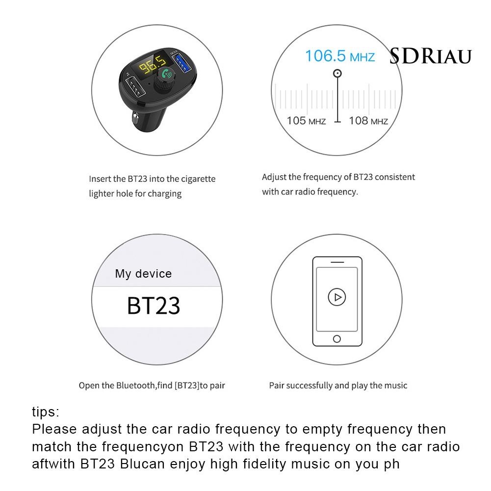 Máy Nghe Nhạc Cầm Tay Kết Nối Bluetooth Trên Xe Hơi