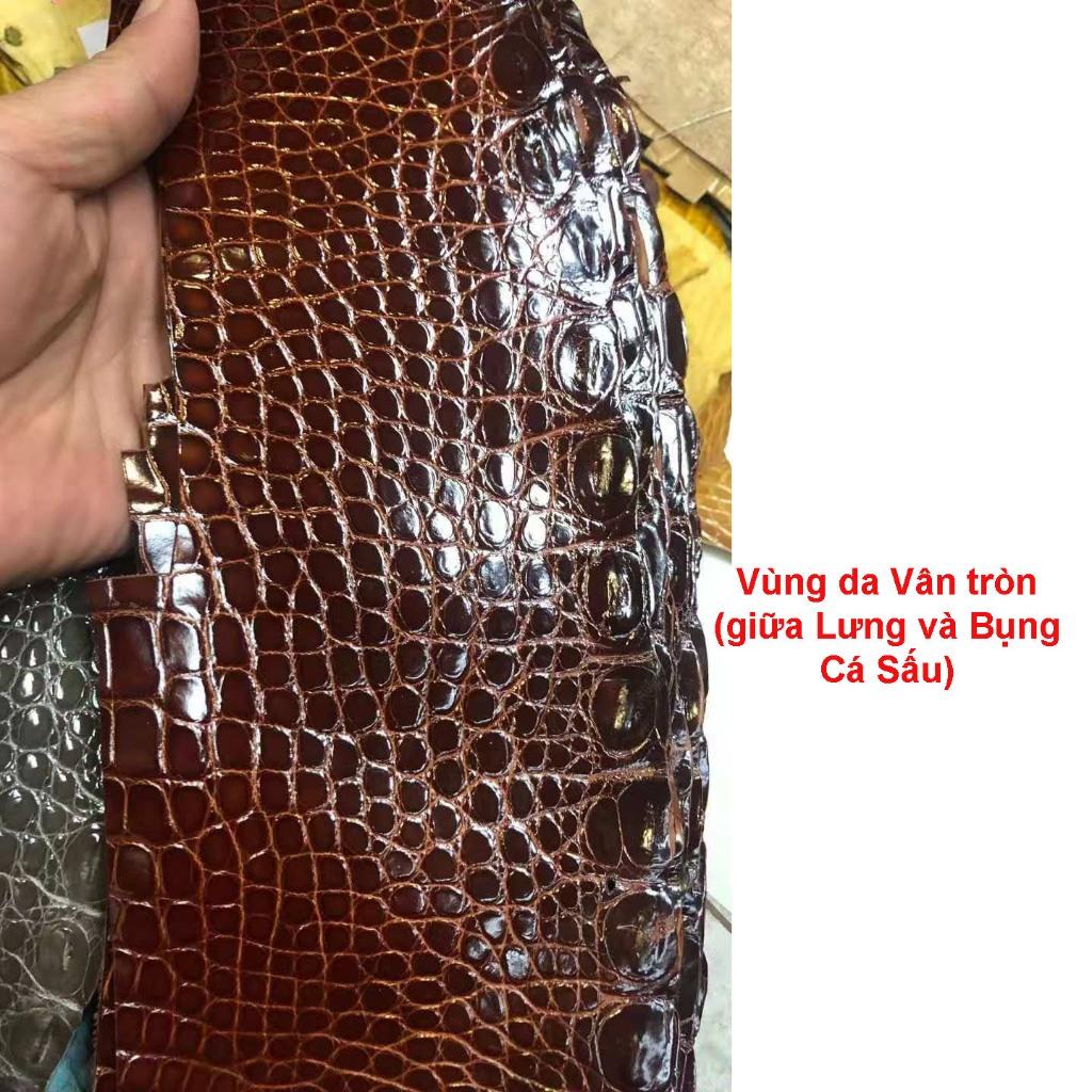 [Da Cá Sấu Mỹ - Hàng Nhập] Dây đồng hồ da CÁ SẤU MỸ cao cấp khóa CÀI nhiều Size 18 20 22mm