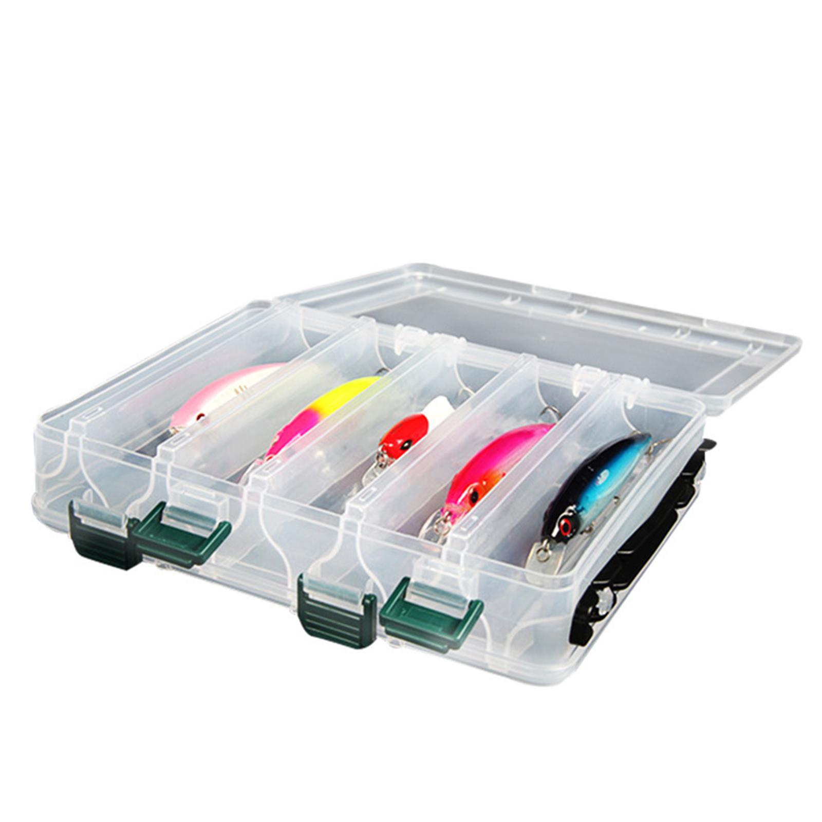 Tackle Box Tackle Storage Lure Hooks Multi Compartments Fishing Gear Accessory Removable Handle Portable Fly Fishing Organizer