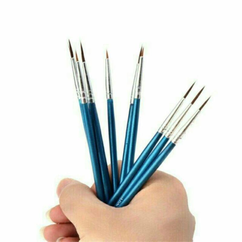 Cọ vẽ chữ cán xanh hình ngòi bút