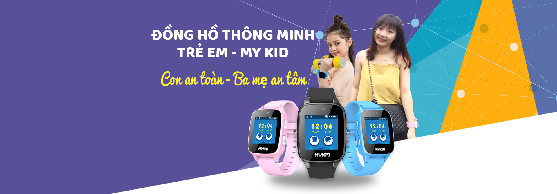 Đồng Hồ Thông Minh Cho Bé Mykid Viettel - Hàng Chính Hãng