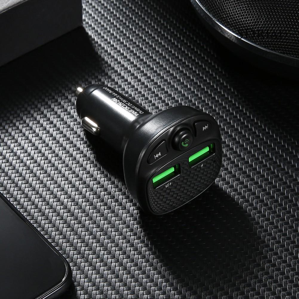 Máy Nghe Nhạc Mp3 Bluetooth Trên Xe Hơi Kèm Phụ Kiện