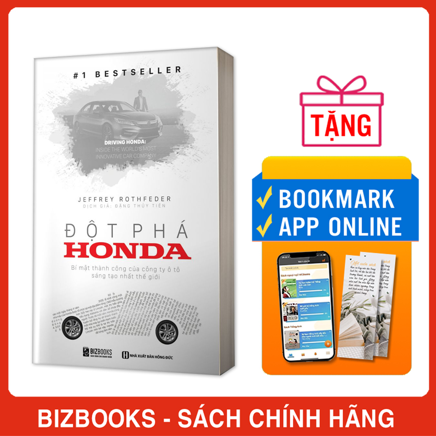 Sách Đột phá Honda  Bí Mật Thành Công Của Công Ty Xe Sáng Tạo Nhất Thế Giới
