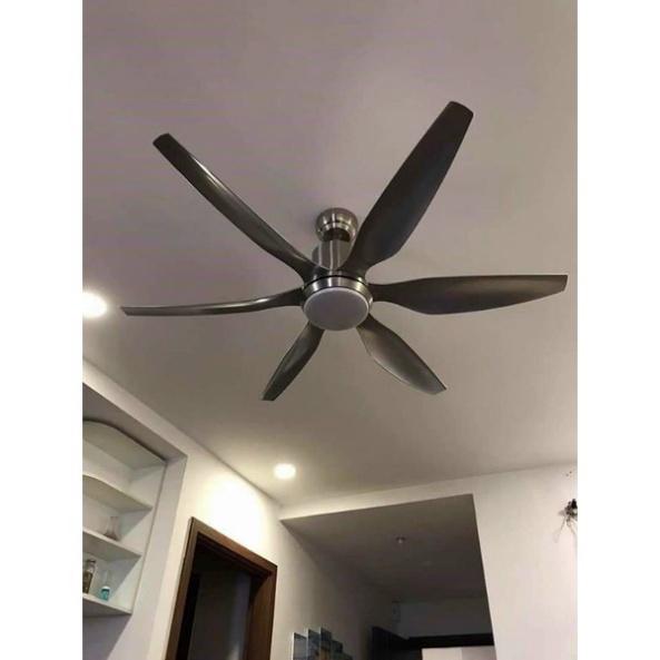 BH 5 năm nguyên nhân DC 6 cấp độ quạt trần trên nhà đèn sải cánh 1,4m, LED 3 as, đảo chiều hút ẩm, chỉ đạo không chạm GR