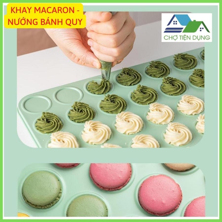 Khay Nướng Bánh Macaron Bánh Quy Chống Dính 30 Bánh Cao Cấp - TRAYMACRON30