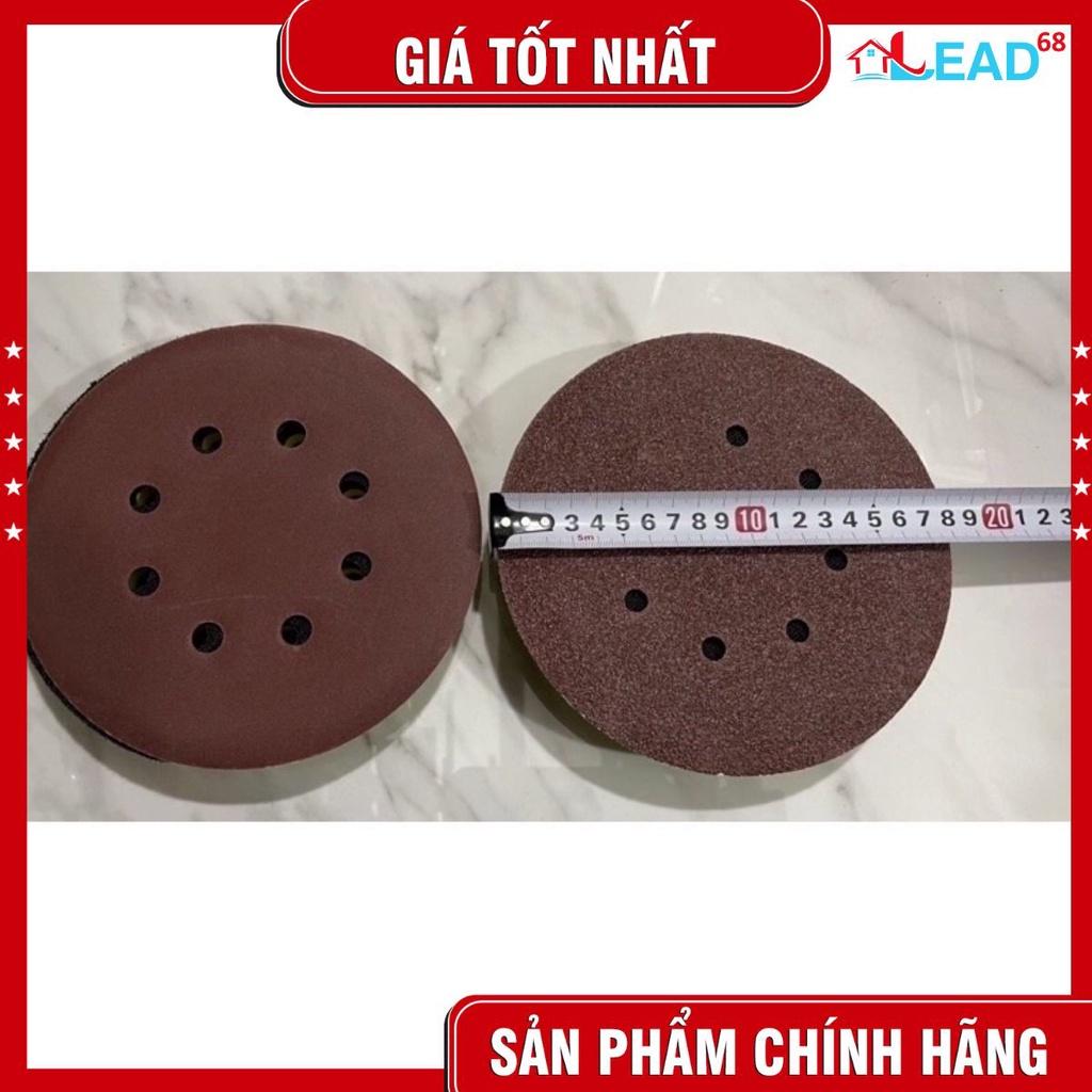 Compo 10 tờ giấy giáp tròn, giấy nhám tròn đế lông phi 180