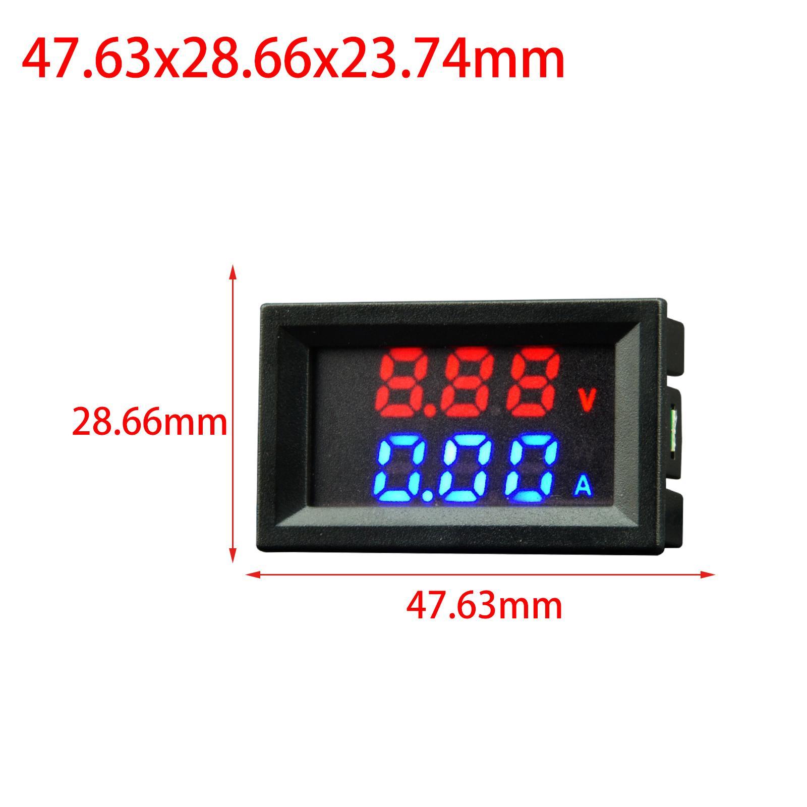 Mini DC Digital Multimeter Car Current Monitor Tester DC4~30V Digital Voltmeter Ammeter