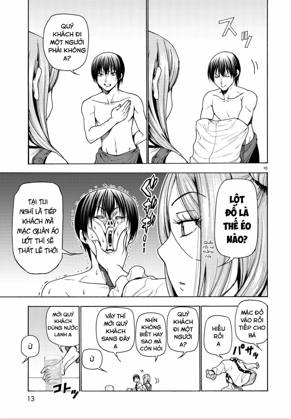 cô gái thích lặn - grand blue chapter 34 9