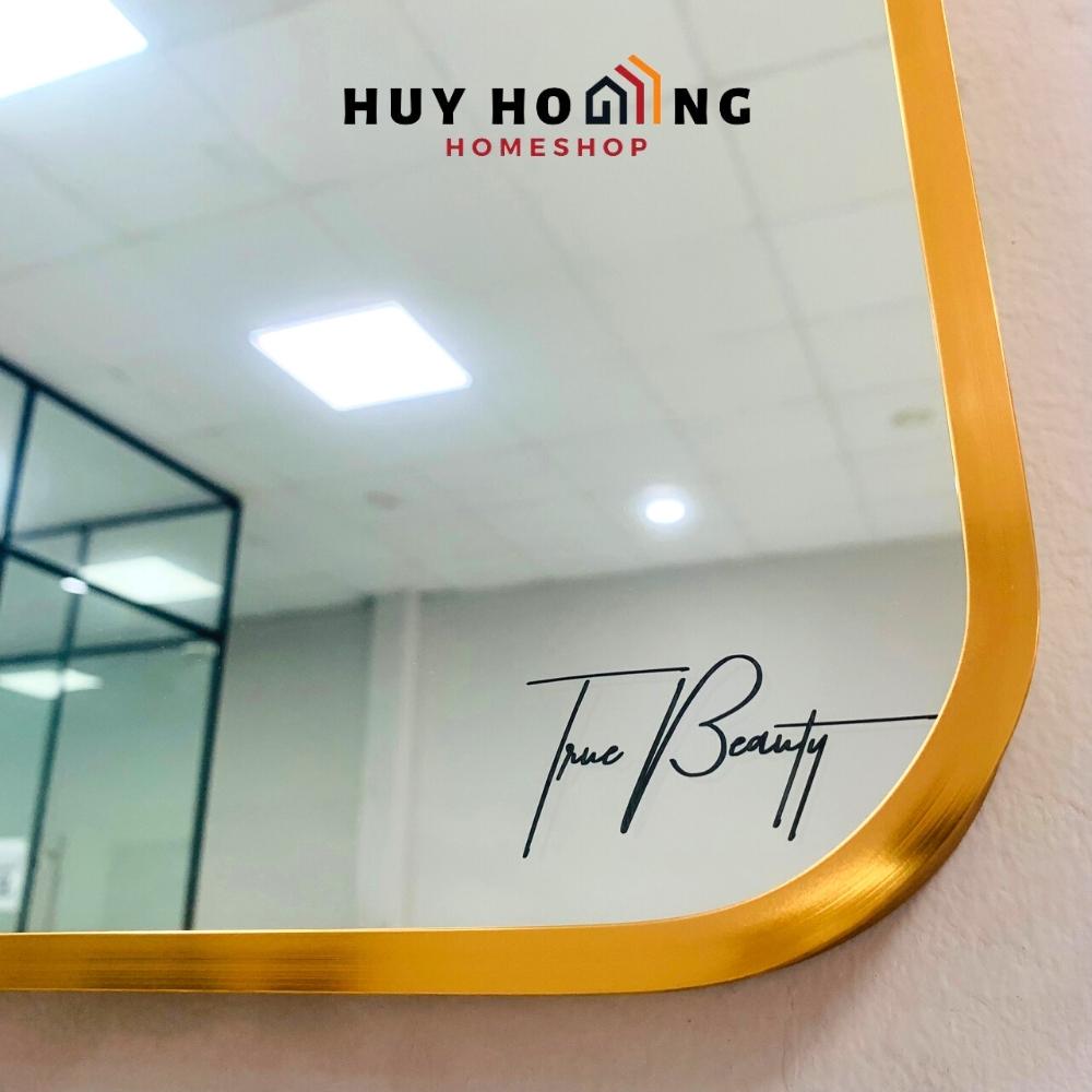 Gương soi hình vuông khung viền nhôm GLSMIRROR F11S20