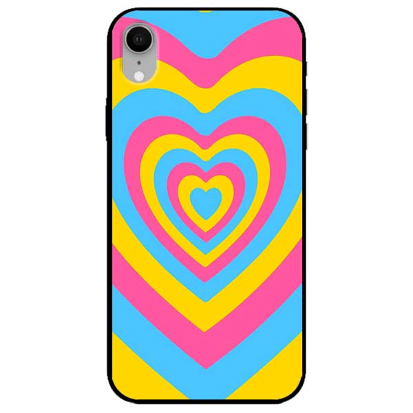 Ốp lưng dành cho iPhone X / Xs / Xs Max / Xr - Tim Cầu Vồng