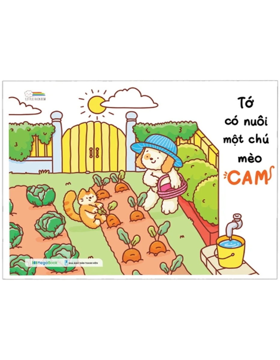 Combo Sách Tô Màu Chữa Lành - Góc Nhỏ Có Nắng + Xe Kem Ngọt Mùa Hè + Capy Và Những Người Bạn + Tớ Có Nuôi Một Chú Mèo Cam (Bộ 4 Cuốn) - MEGA