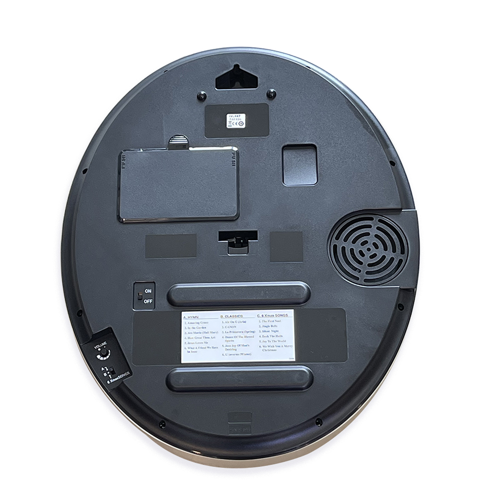 Đồng hồ treo tường Nhật Bản Rhythm 4MJ447WU18 – KT 35.2 x 43.3 x 7.3cm, Dùng PIN.