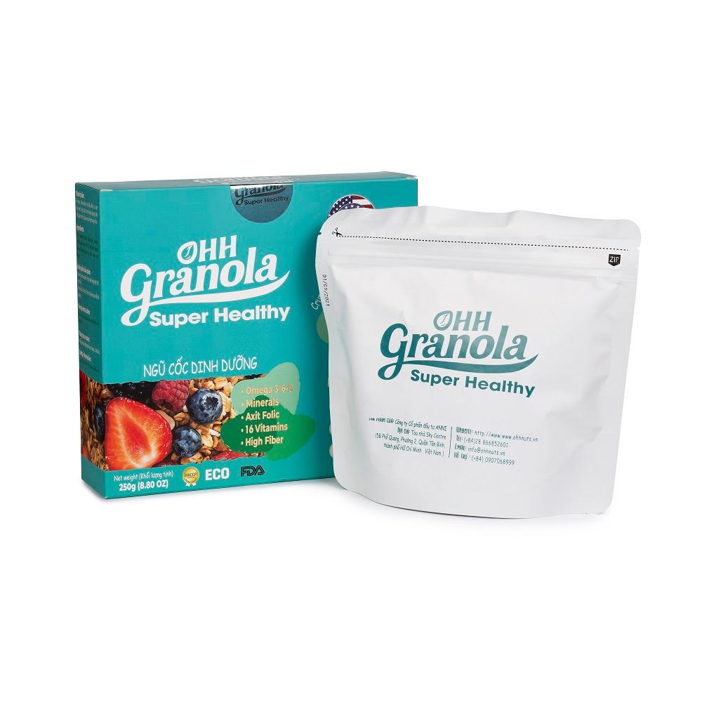 Ngũ cốc Ohh Granola dòng Super Healthy - hộp 250gram