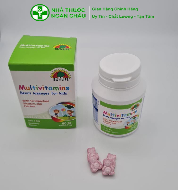 Viên ngậm Mulvitamin lozenges Made in Germany- Bổ sung khoáng chất cần thiết cho cơ thể