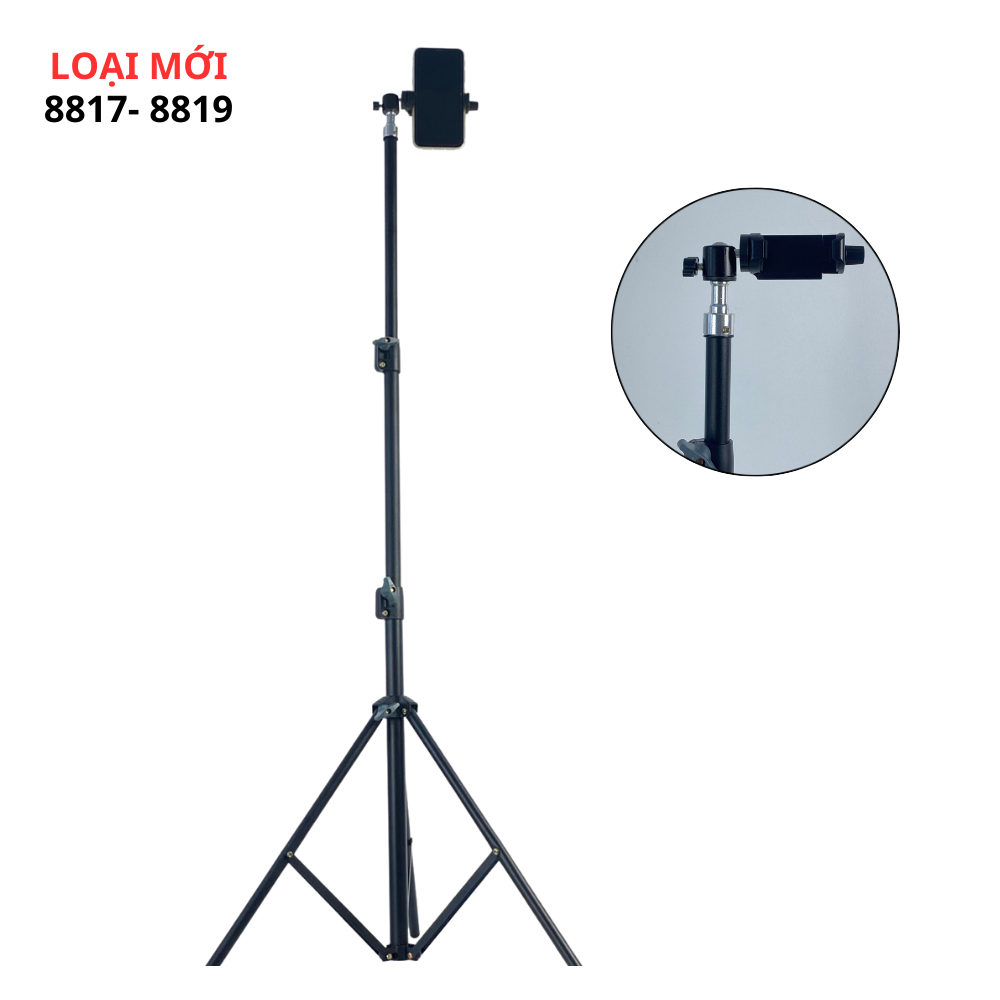 [TRIPOD] Cây Livestream Selfiecom - Hỗ trợ chụp ảnh, quay video, chơi tiktok, gắn đèn livestream - Tặng kèm remote bluetooth chụp ảnh- Hàng chính hãng