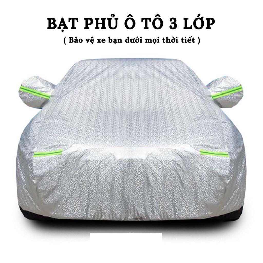 Bạt Phủ Xe Ô Tô 3 Lớp Tráng Nhôm Cao Cấp, Áo Trùm Bảo Vệ Xe TOYOTA CAMRY