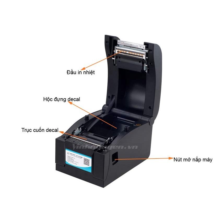 Máy in mã vạch Xprinter XP-350BM Hàng Chính Hãng