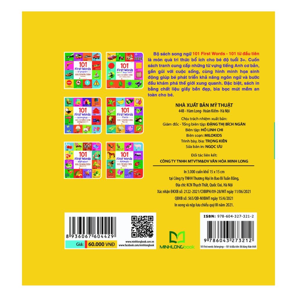 101 First Words - 101 Từ Đầu Tiên Về Đồ Dùng Thân Thiết