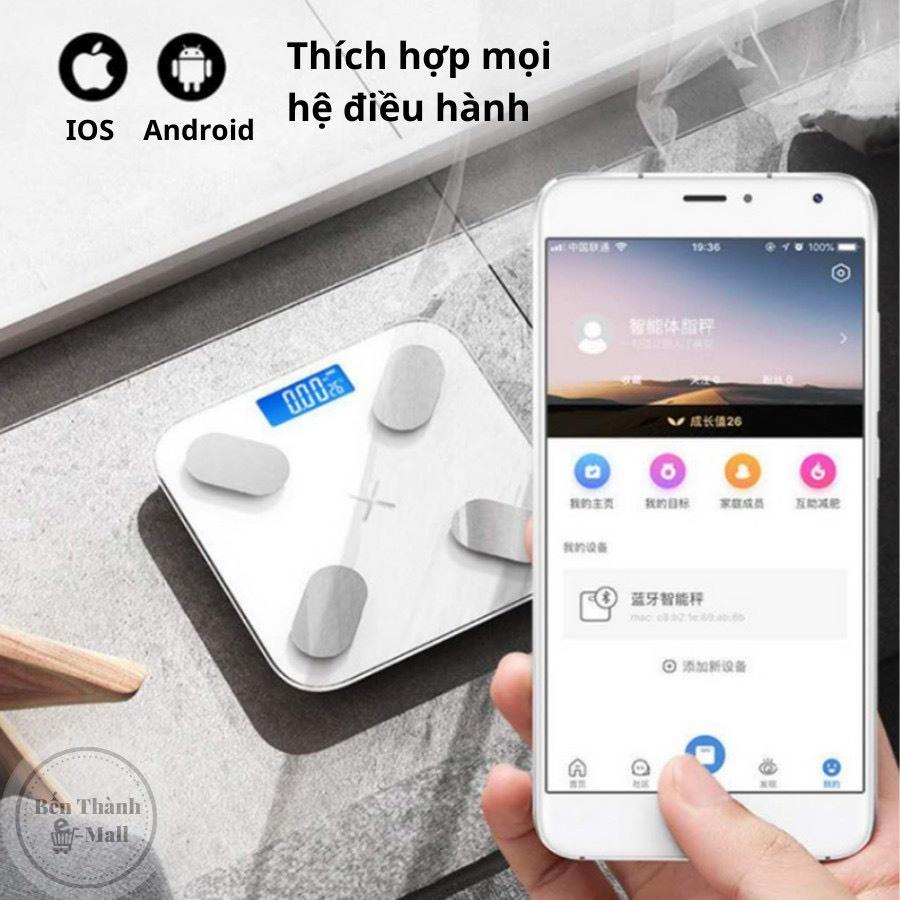 Cân Sức Khỏe Điện Tử Bảo Vệ Sức Khỏe Kết nối Bluetooth