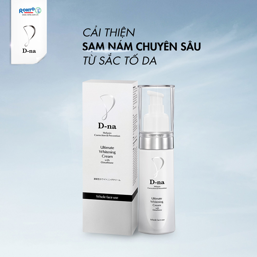 Kem dưỡng trắng toàn diện D-na Ultimate Whitening Cream