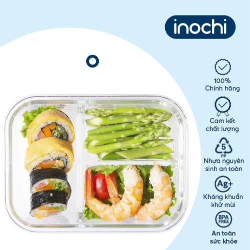 Hộp thuỷ tinh chữ nhật Nikko 1040 ml