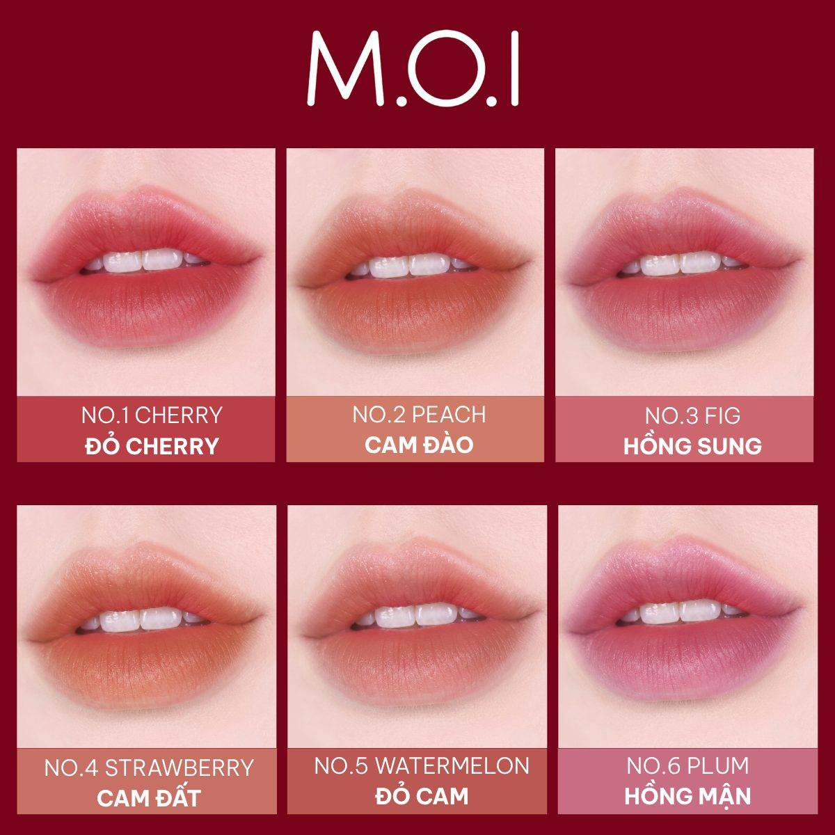 Son Tint Lì M.O.I Soft Power 4gr - Chất Son Mịn Lì, Mỏng Nhẹ, Lên Màu Chuẩn
