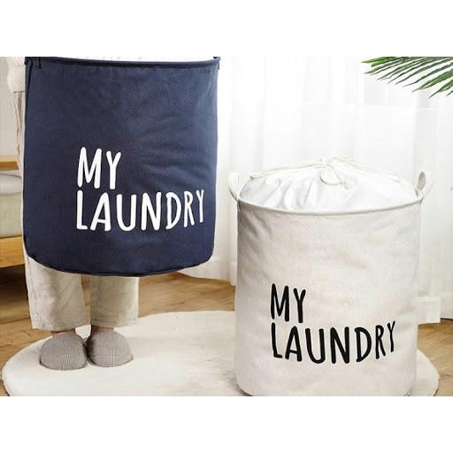 Giỏ Tròn Đựng Quần Áo,Đựng Đồ Chơi , Đựng Đồ Tiện Lợi Không Thấm Nước