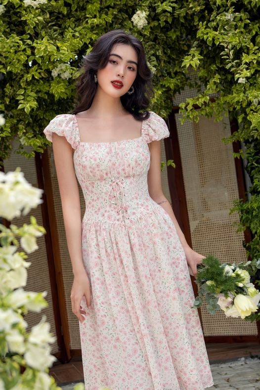 OLV - Đầm Lace Up Liti Dress