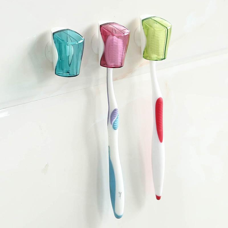 Bộ 3 hộp nhựa bảo quản đầu bàn chải đánh răng độc đáo tiện lợi