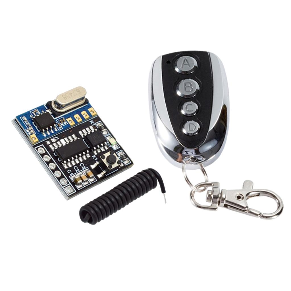 4 Channel 433mhz Wireless RF Control Relay Receiver + Transmitter