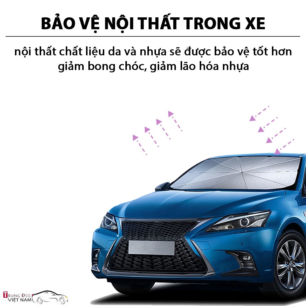 Ô Che Nắng, Chắn Tia UV Kính Lái Ô Tô Đa Năng - Hàng Chính Hãng TDVN