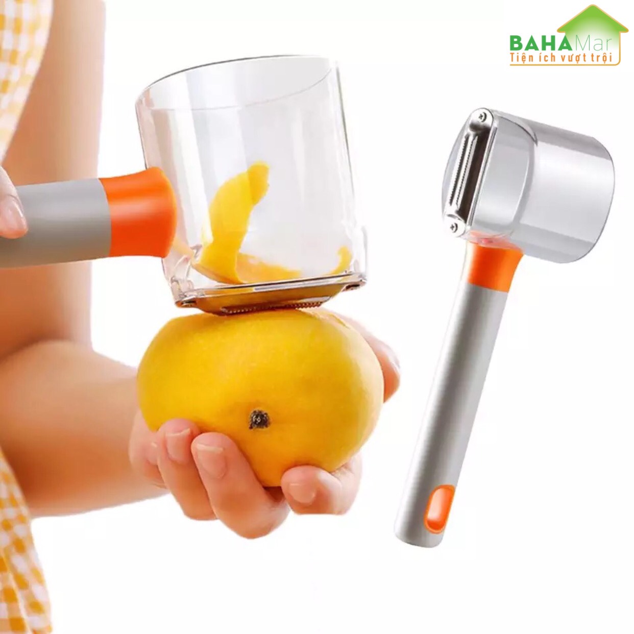 CỐC GỌT CỦ QUẢ, TRÁI CÂY ĐA NĂNG TỰ GOM GỌN VỎ "BAHAMAR" rất thuận tiện trong sử dụng, là dụng cụ cần thiết mỗi gia đình. Có thể mang theo đi du lịch, cắm trại