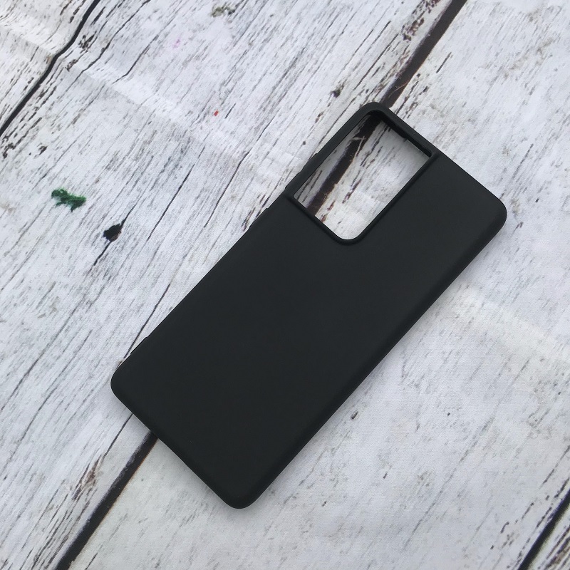 Ốp lưng dành cho Samsung S21 Ultra silicon dẻo màu đen chống sốc cao cấp