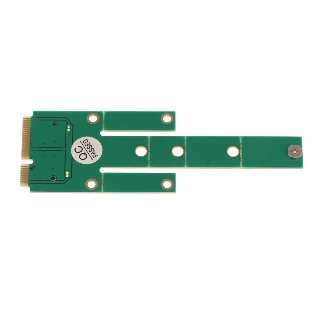 MSATA PCI-E 3.0 SSD to NGFF M.2 B Adapter Card for Desktop