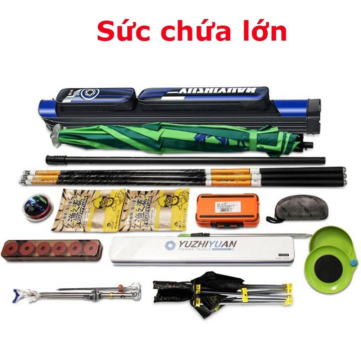 Túi Đựng Cần Câu Cá 2 Ngăn Dạng Cứng Dài 1m25 Có Chân Đứng Chuyên Dụng TDC7