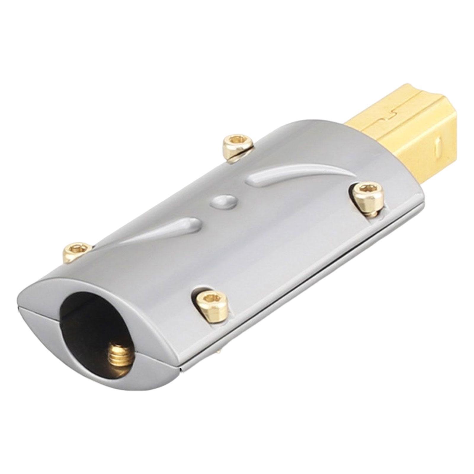 Male Plug Connector USB2.0 Male Connector Rewireable for DIY Data Cable