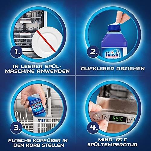 Dung dịch vệ sinh máy rửa bát, chén Finish Đức 250ml mẫu mới 2020