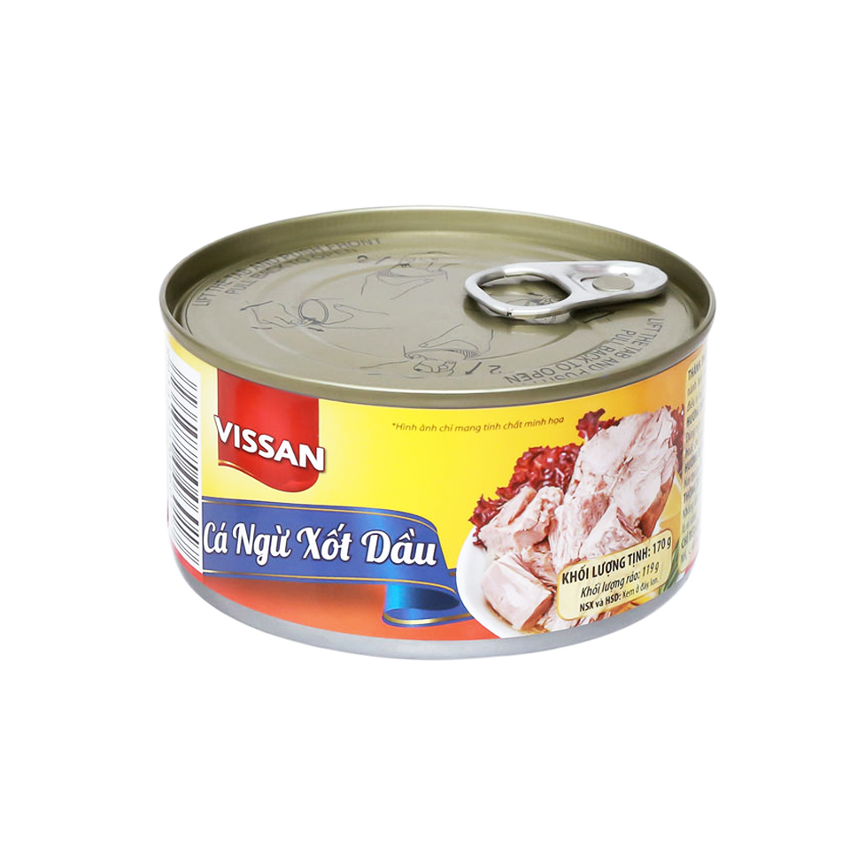 Cá ngừ xốt dầu Vissan - Hộp 170g