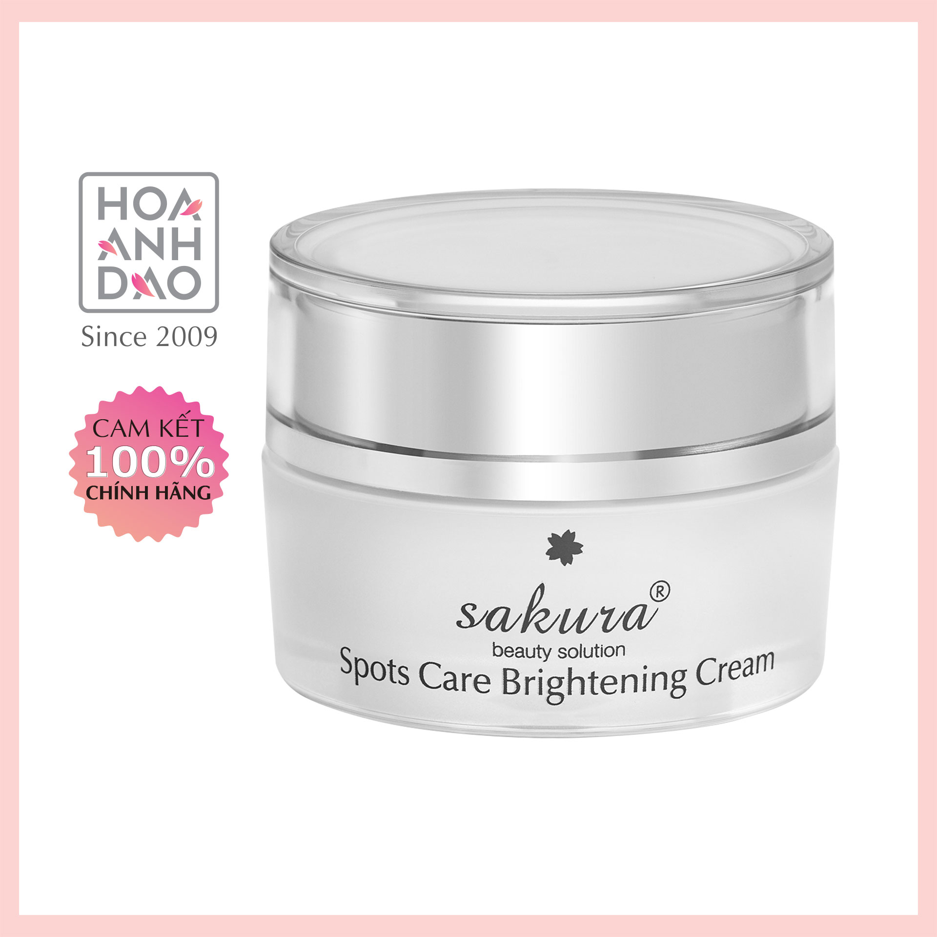 Kem Dưỡng Trắng Da và Ngăn Ngừa Sạm Nám Sakura Spots Care Brightening Cream (13g)