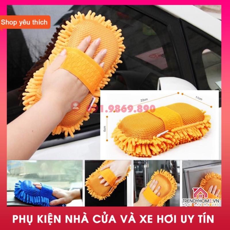 Găng tay rửa xe chuyên dụng siêu dầy - siêu bền