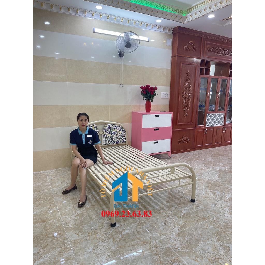 Giường sắt đơn 1mx2m Đại thành mẫu mới