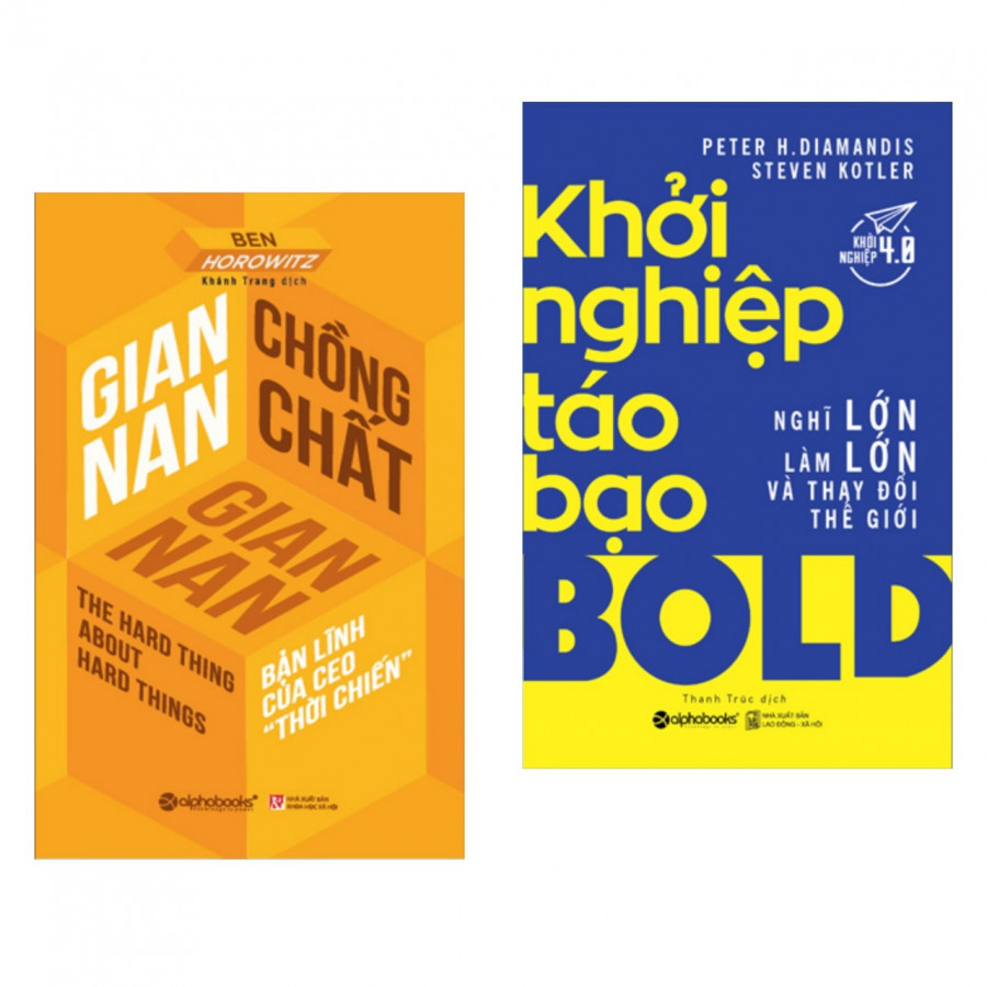 Combo sách kinh tế hay : Gian nan chồng chất gian nan + Khởi nghiệp táo bạo - Tặng kèm bookmark thiết kế